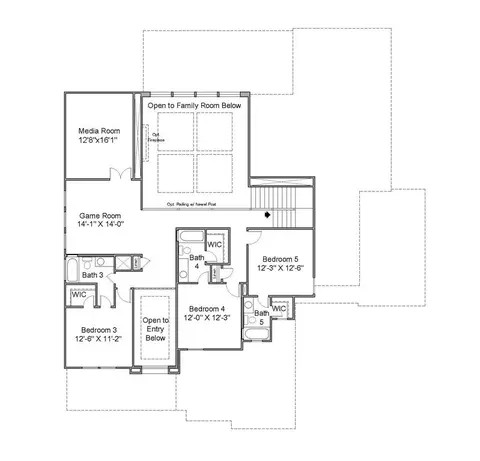 Floorplan - 3305 Emerald Lake Path, Georgetown, TX 78628 photo 2 of 2