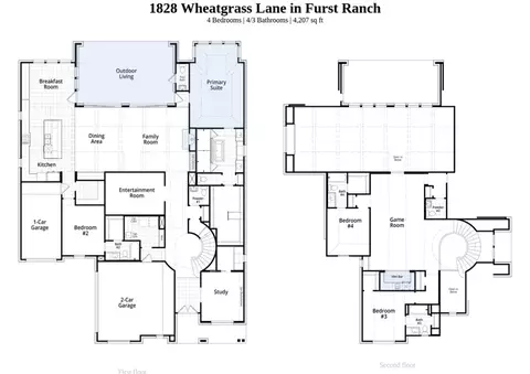 Floorplan - 1828 Wheatgrass Ln, Argyle, TX 76226 photo 1 of 1