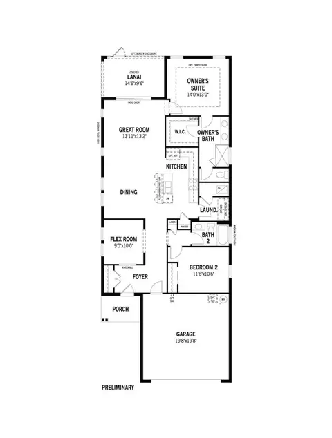Floorplan - 18150 Wellspring Ct, Venice, FL 34293 photo 1 of 1