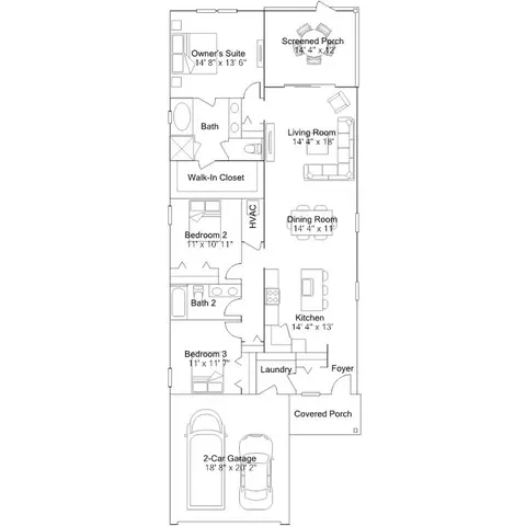 Floorplan - 8796 SW 67th Cir, Ocala, FL 34476 photo 1 of 1