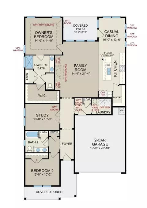 Floorplan - Cameron Crossing Community, Dunn, NC 28334 photo 1 of 1
