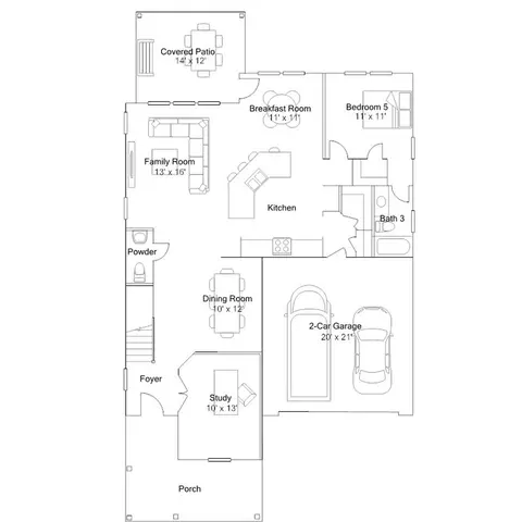 Floorplan - 146 Beamon Loop, Summerville, SC 29486 photo 1 of 4