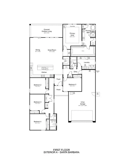Floorplan - 1640 E Dew Drop Trl, Phoenix, AZ 85085 photo 1 of 2