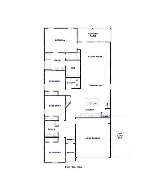 Floorplan - 205 Blanco Ln, Dayton, TX 77535 photo 1 of 1