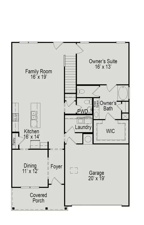 Floorplan - 8664 Proffit Ln, Ooltewah, TN 37363 photo 1 of 2
