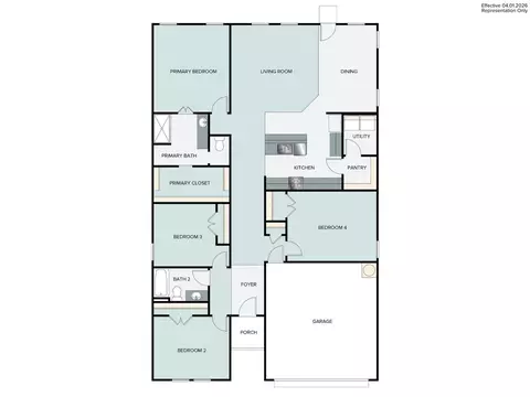 Floorplan - 182 Hortus Dr, Kyle, TX 78640 photo 1 of 1