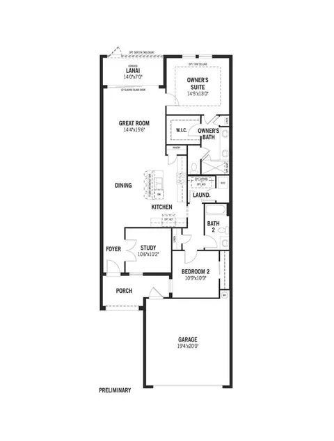 Floorplan - 18150 Wellspring Ct, Venice, FL 34293 photo 1 of 1