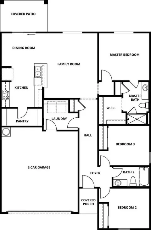 Floorplan - 7729 Avocado Ln, Bakersfield, CA 93313 photo 1 of 1