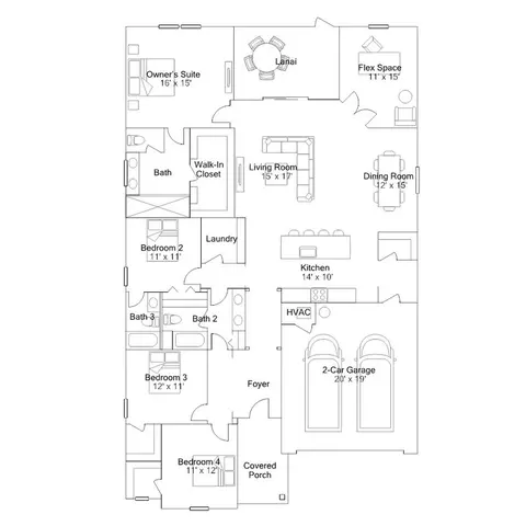 Floorplan - 39 Simonson Run, Saint Augustine, FL 32092 photo 1 of 1