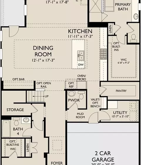 Floorplan - 2109 Tupelo Trl, Argyle, TX 76226 photo 1 of 1