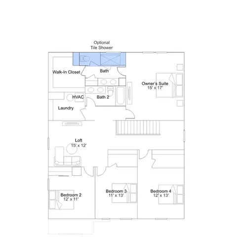 Floorplan - 15322 Alperton Rd, Fishers, IN 46037 photo 5 of 5