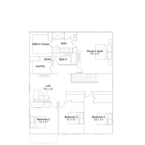 Floorplan - 15322 Alperton Rd, Fishers, IN 46037 photo 3 of 5