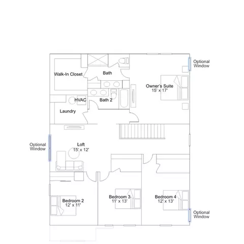 Floorplan - 15322 Alperton Rd, Fishers, IN 46037 photo 4 of 5