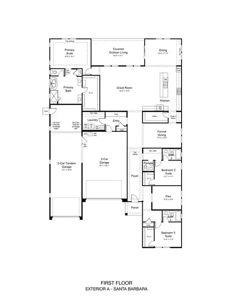 Floorplan - 29316 N 17th Way, Phoenix, AZ 85085 photo 1 of 1