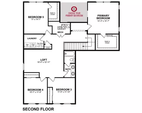 Floorplan - 4980 S 240th Ave, Buckeye, AZ 85326 photo 1 of 1