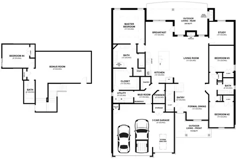 Floorplan - 2920 E Northampton St, Broken Arrow, OK 74014 photo 1 of 1