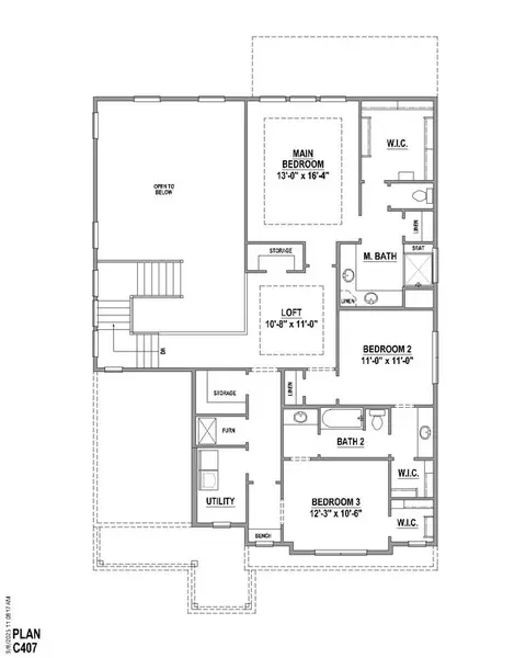 Floorplan - 2093 Falling Leaf, Windsor, CO 80550 photo 2 of 8