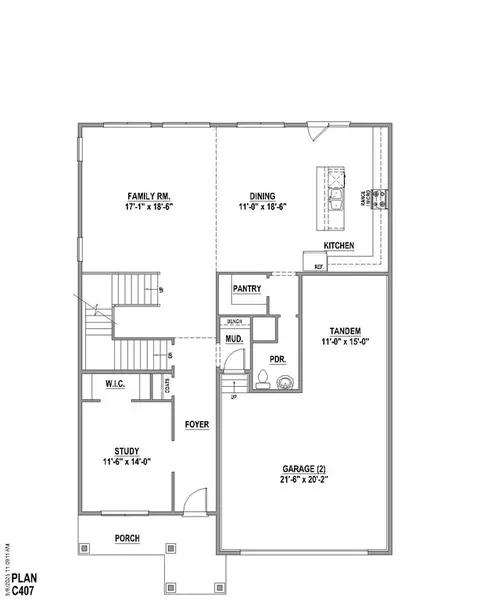 Floorplan - 2093 Falling Leaf, Windsor, CO 80550 photo 1 of 8