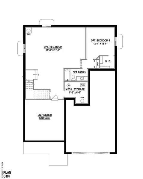 Floorplan - 2093 Falling Leaf, Windsor, CO 80550 photo 8 of 8