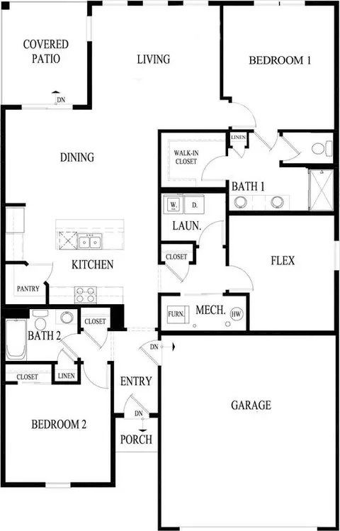 Floorplan - 14845 S Starflower Cir, Plainfield, IL 60544 photo 1 of 2