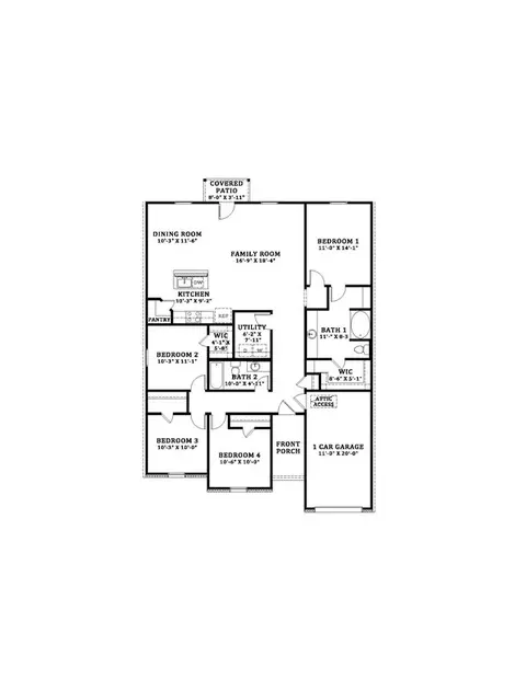 Floorplan - 119 Cane Run Ct, Duson, LA 70529 photo 1 of 2