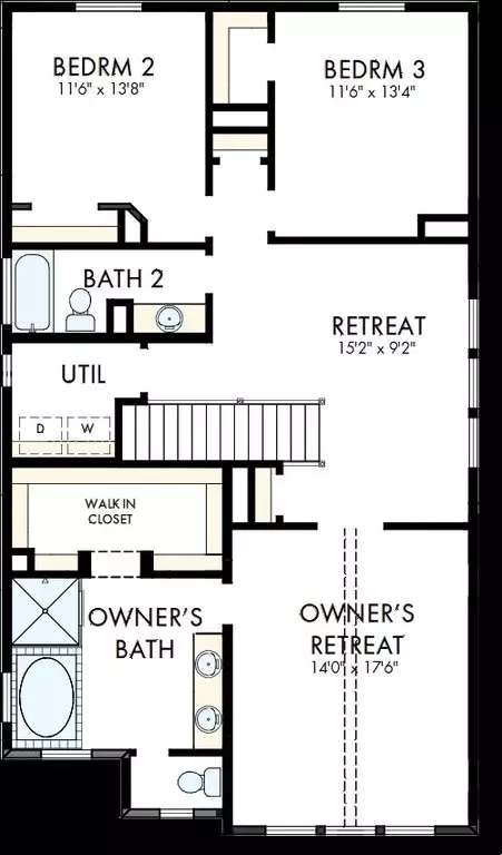 Floorplan - 1048 Brickell Loop, Austin, TX 78744 photo 2 of 2