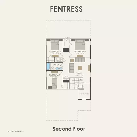 Floorplan - 6509 Adderly Rd, Pilot Point, TX 76258 photo 2 of 2