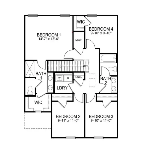 Floorplan - 3013 Ryelands Pl, Lancaster, SC 29720 photo 2 of 2