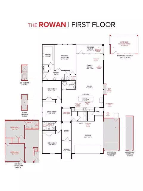 Floorplan - 1612 Macadamia Ct, Aubrey, TX 76227 photo 1 of 1