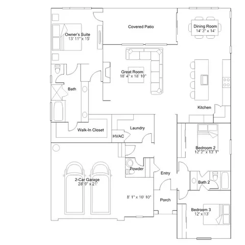Floorplan - 1085 Folgate Dr, Sequim, WA 98382 photo 1 of 1
