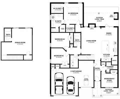 Floorplan - 9324 Poppey Pl, Yukon, OK 73099 photo 1 of 1