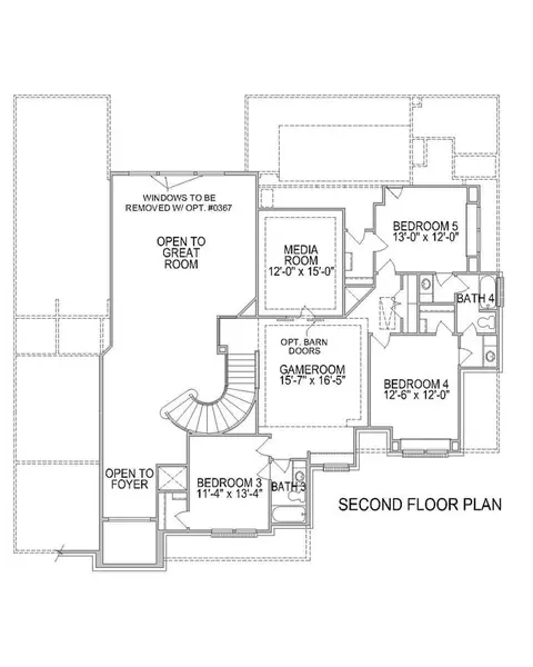 Floorplan - 4251 Hollow Wind Way, Spring, TX 77386 photo 4 of 8