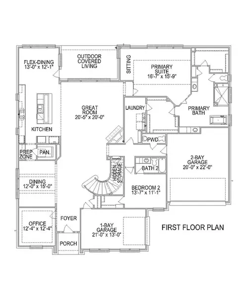 Floorplan - 4251 Hollow Wind Way, Spring, TX 77386 photo 3 of 8