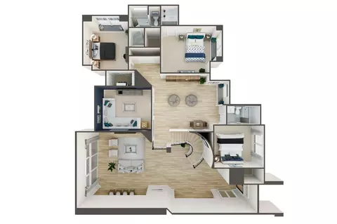 Floorplan - 4251 Hollow Wind Way, Spring, TX 77386 photo 2 of 8