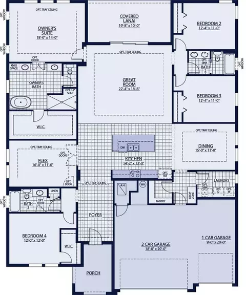Floorplan - 12305 White Blossom Ct, Parrish, FL 34219 photo 1 of 3