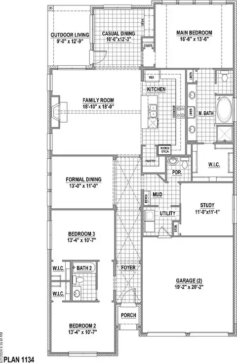 Floorplan - 910 Shooting Star Dr, Prosper, TX 75078 photo 1 of 3