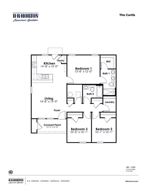 Floorplan - 241 Carver Willow Dr, Loris, SC 29569 photo 1 of 1