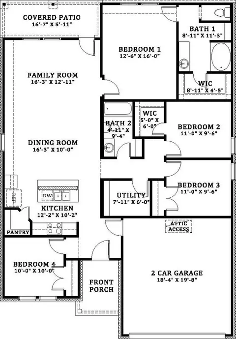 Floorplan - 210 Eagle Heights Dr, Duson, LA 70529 photo 1 of 1