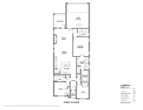 Floorplan - 3552 E Cheney Ave, Celina, TX 75009 photo 1 of 1