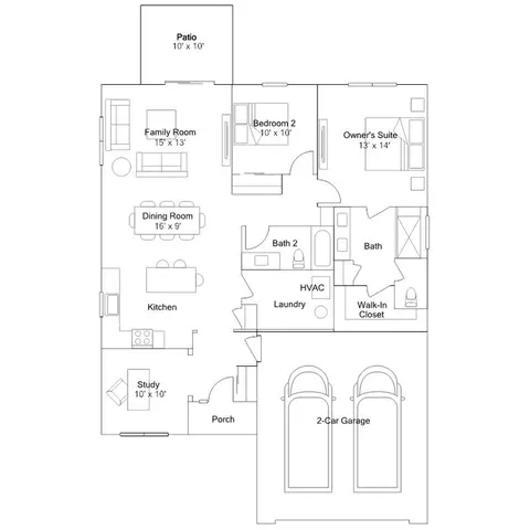 Floorplan - 8208 Middleton Dr, Lowell, IN 46356 photo 1 of 2