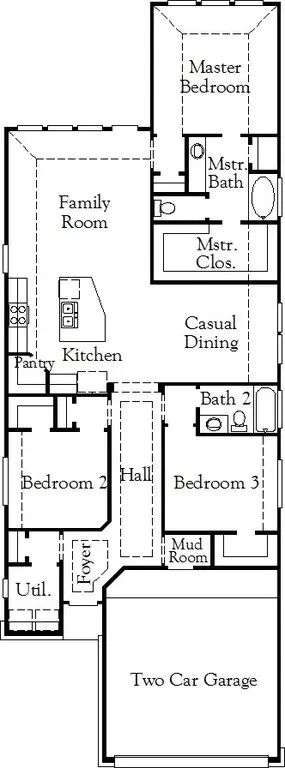 Floorplan - 3009 Hickory Haven Ln, Conroe, TX 77385 photo 1 of 1