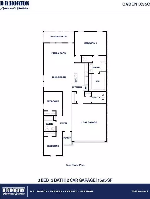 Floorplan - 7235 Rolling Valley Ln, Conroe, TX 77304 photo 1 of 1