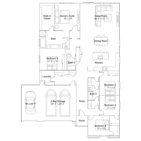 Floorplan - 5951 Coffee Crk, Hesperia, CA 92345 photo 1 of 1