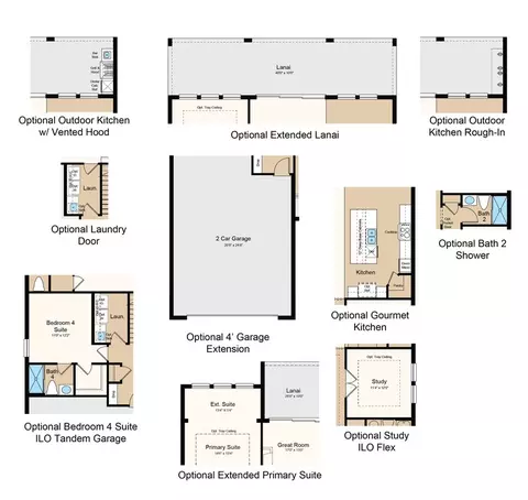 Floorplan - 19745 Sanctuary Breeze Way, Estero, FL 33928 photo 2 of 3