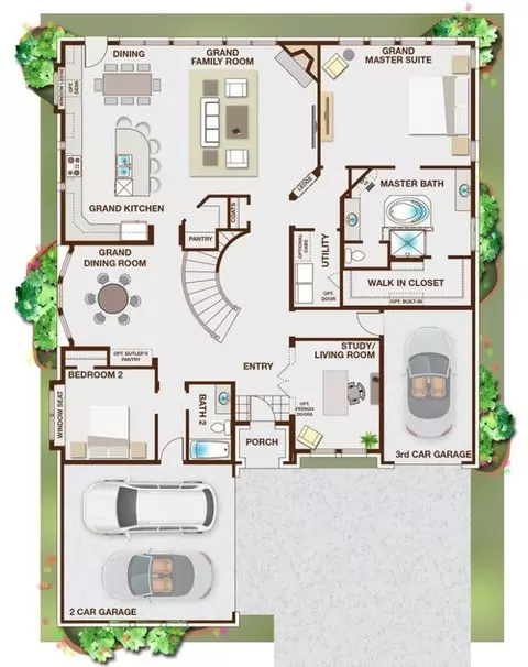 Floorplan - 757 Clear Bluff Pl, Lavon, TX 75166 photo 1 of 2