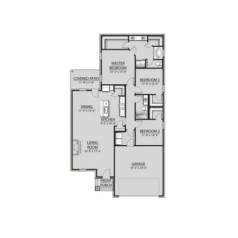 Floorplan - 11099 Bonaventure Ave, Daphne, AL 36526 photo 1 of 1