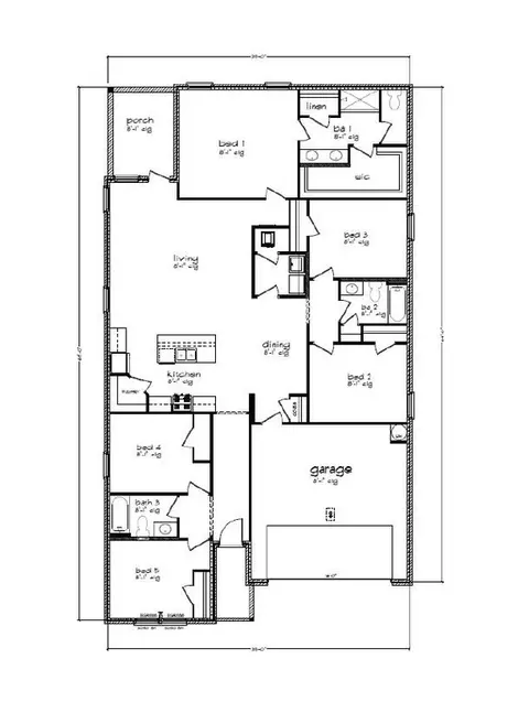 Floorplan - 5033 Rainwater Rd, Milton, FL 32583 photo 1 of 1