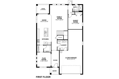 Floorplan - 2547 Great Heron Ave, Saint Cloud, FL 34773 photo 1 of 5