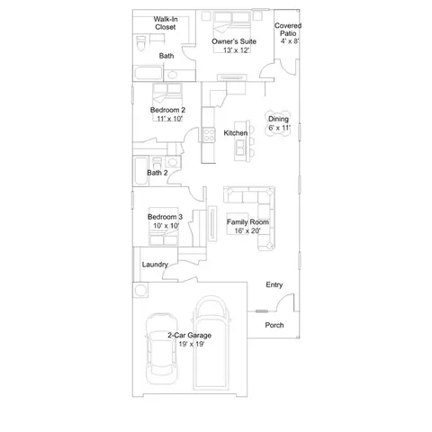 Floorplan - 634 Mize Rd N, Cullman, AL 35055 photo 1 of 1