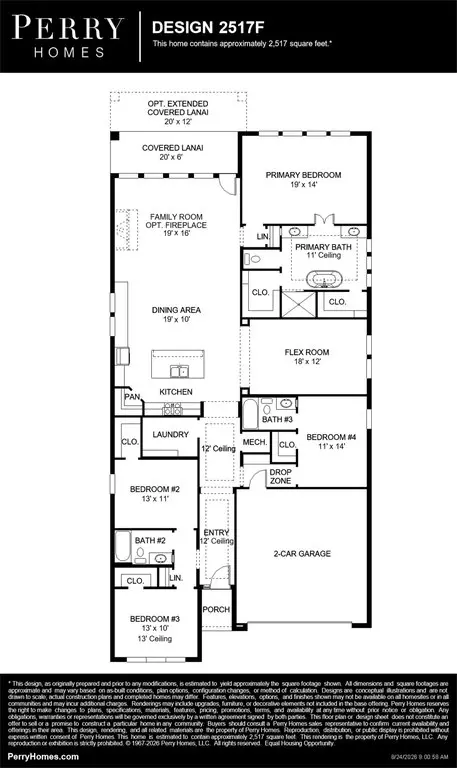 Floorplan - 8113 Wild Coast Trl, Parrish, FL 34219 photo 1 of 1